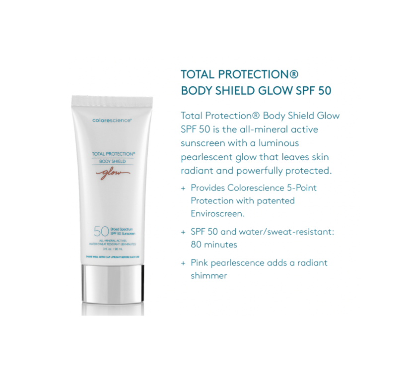 Body Shield Glow SPF 50 PRESALE (SHIPS 6/5)
